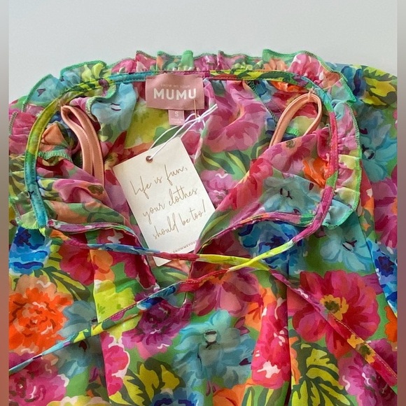 Show Me Your MuMu Viola Floral Mini Dress, Size: 8 - Picture 3 of 10